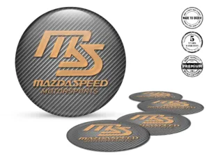 Mazda Speed Rademblem Ausgabe Premium Gewölbte Aufkleber